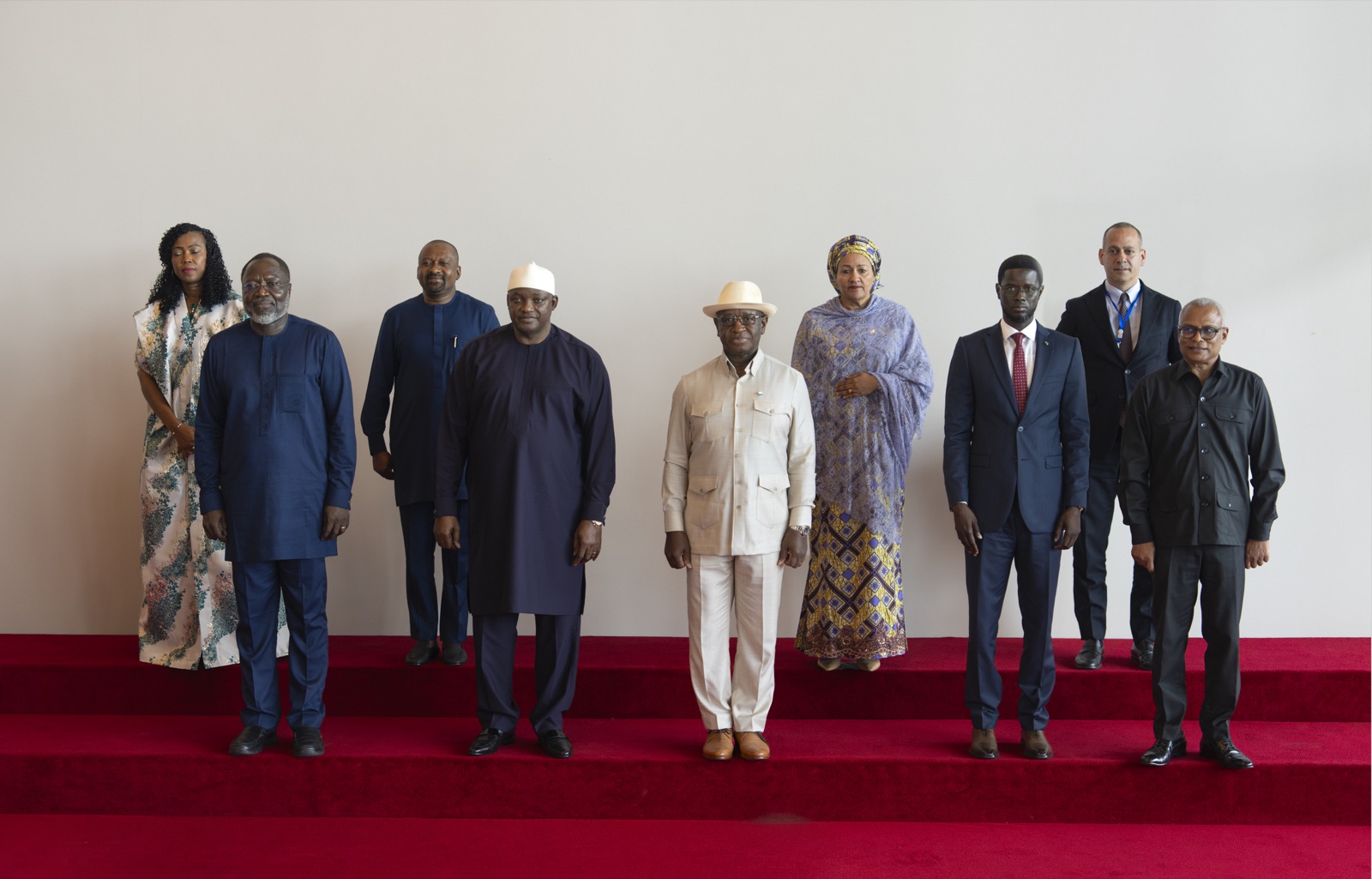 West African Heads of State and senior officials at the commissioning of the Julius Maada Bio International Conference Centre